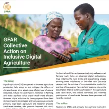 Concept Note for GFAR Collective Action on Inclusive Digital Transformation of Agriculture